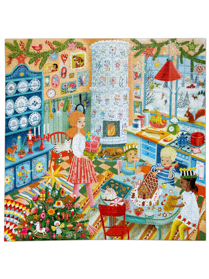 eeboo Swedish Holiday Kitchen 1000 Piece Puzzle