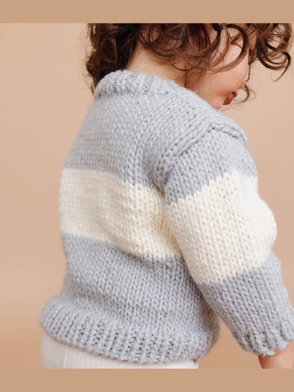 Children's Ski Sweater Bowie Grey