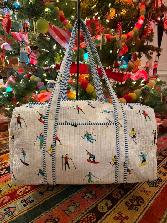 Quilted Ski Duffel Bag