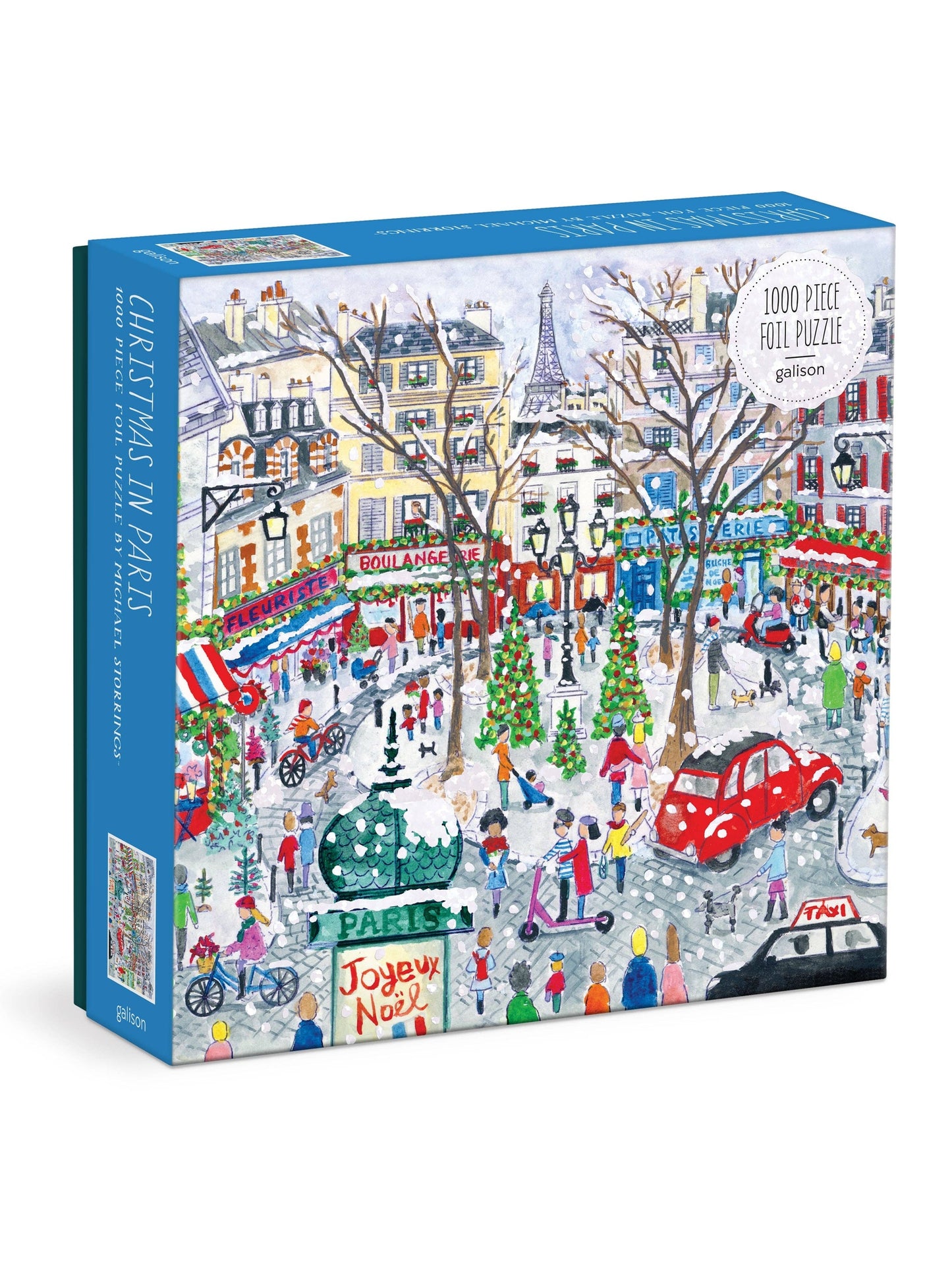 Michael Storrings Christmas in Paris 1000 Piece Foil Puzzle
