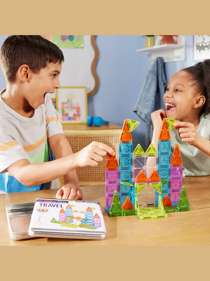 Magna-Tiles Travel Set Deluxe 55-Piece Set