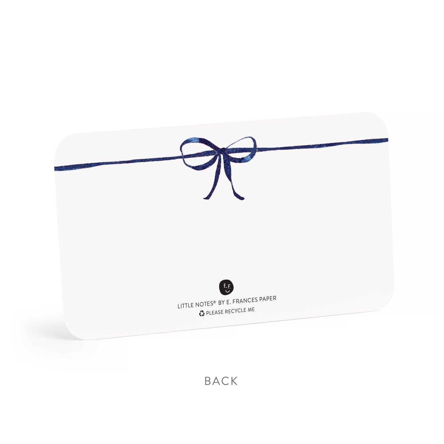 Navy Bow Little Notes® – Mini Notecard Pack, Set of 55