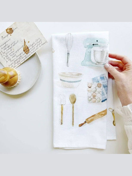 Baking cotton flour sack tea towel