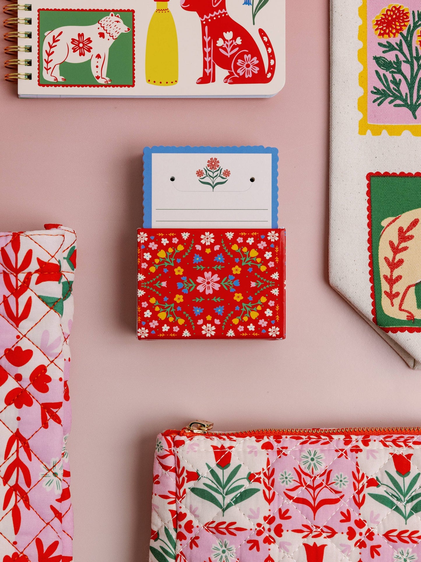 Take Note Tab Notes, Folk Floral