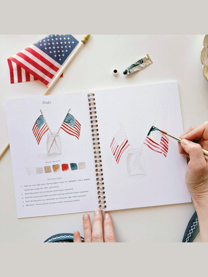 Americana watercolor workbook