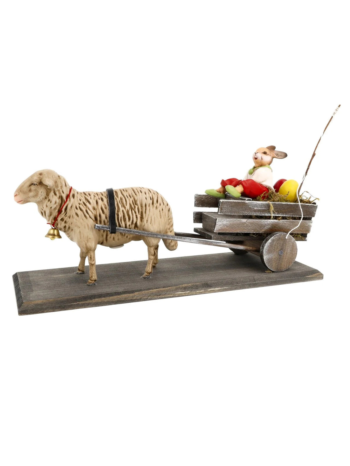 Marolin Easter cart with sheep and rabbit on coach box