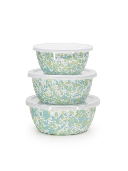 Golden Rabbit Enamelware Jardin Nesting Bowls
