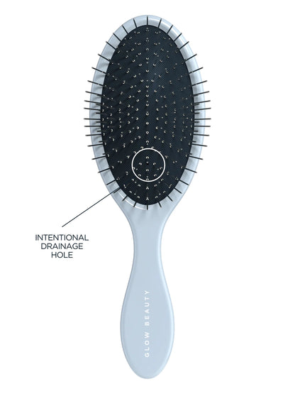 Glow Beauty Detangling Brush : Light Blue