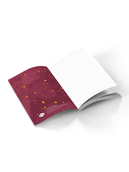 Honeybee Tea  Soft Touch Classic Layflat Notebook Journal