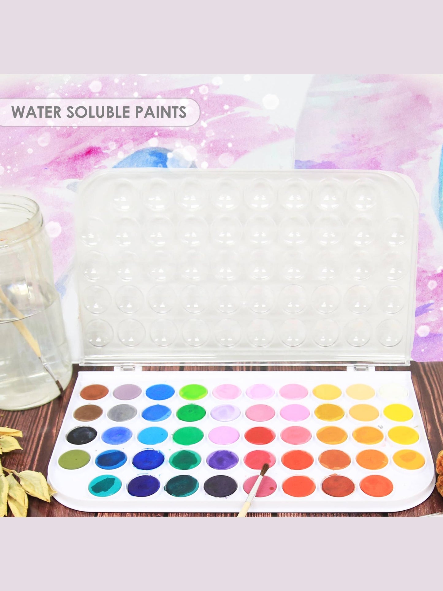 Watercolor w/ Brush 48 Colors