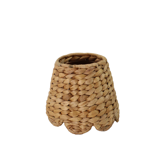 Maison Maison Design Scalloped Water Hyacinth Lampshade: Small