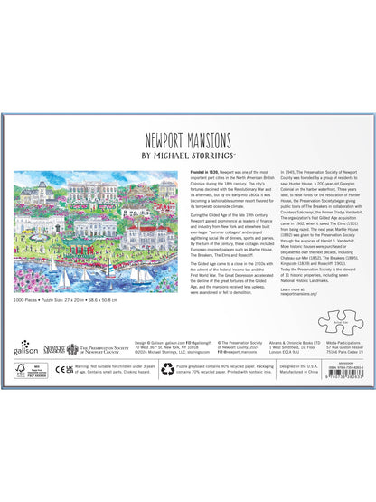 Michael Storrings Newport Mansions 1000 Piece Puzzle