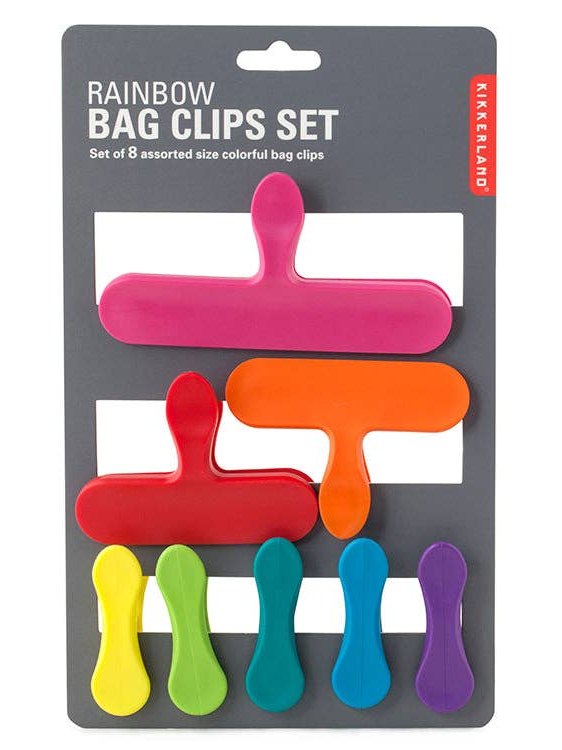 Rainbow Bag Clips Assortment