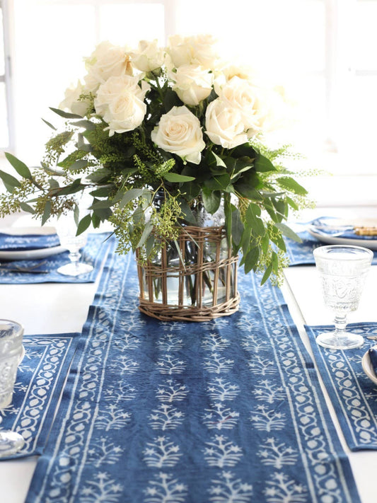 Table Runner Lawrence Indigo