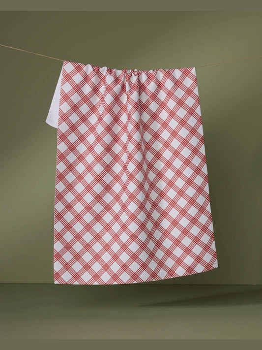 Crimson Wrap Tea Towel