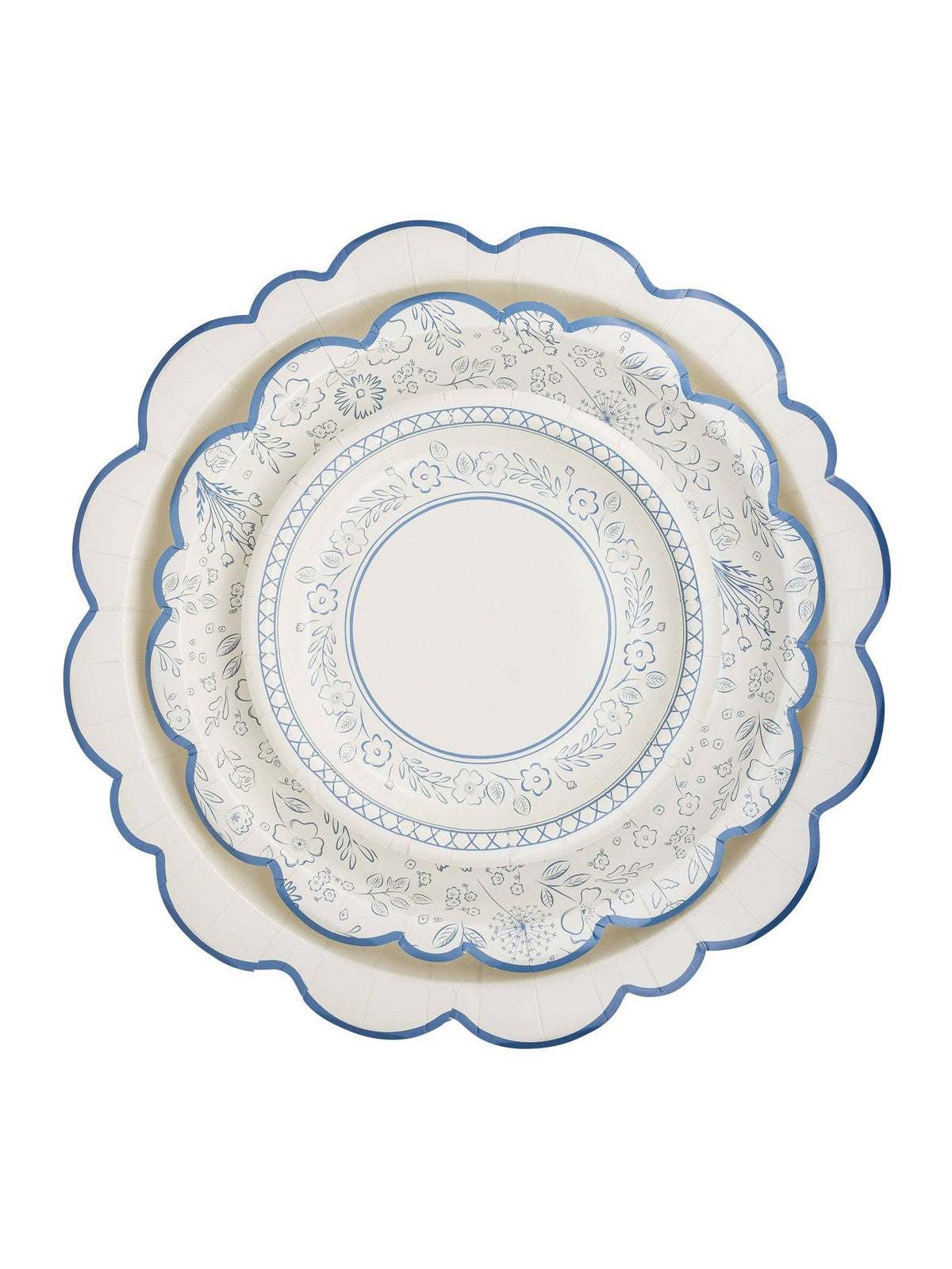 PEM1040 - Pembroke Floral 7" Paper Dessert Plate