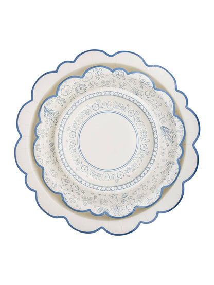 PEM1040 - Pembroke Floral 7" Paper Dessert Plate