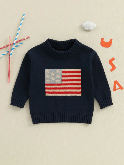 Children's USA Flag Sweater