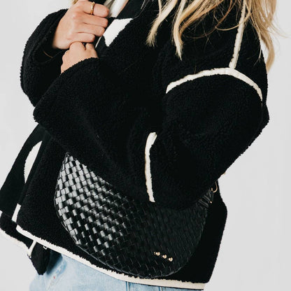 Westlyn Woven Bum Bag Wholesale - NEW COLOR ADDED!: Checkered Emerald