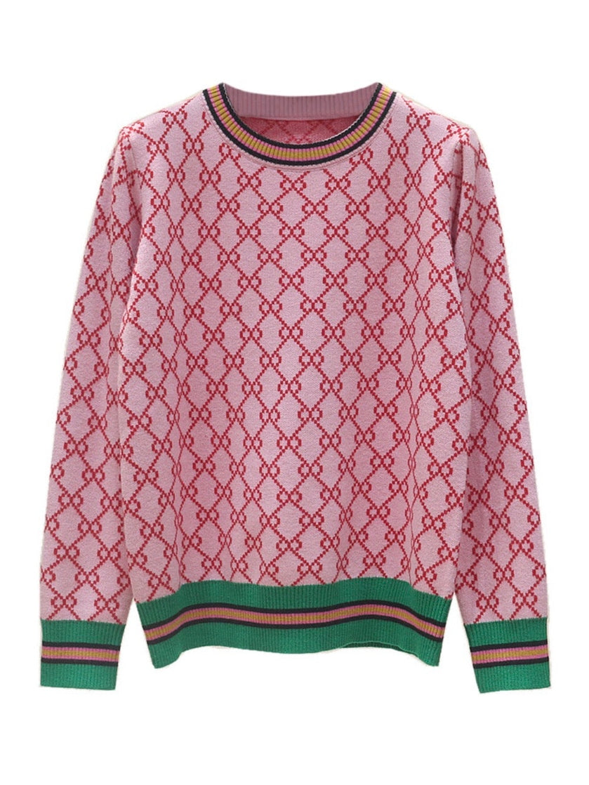 Pink Link Sweater