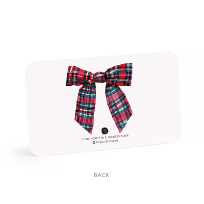 Plaid Bow Little Notes® – Mini Notecard Pack, Set of 55