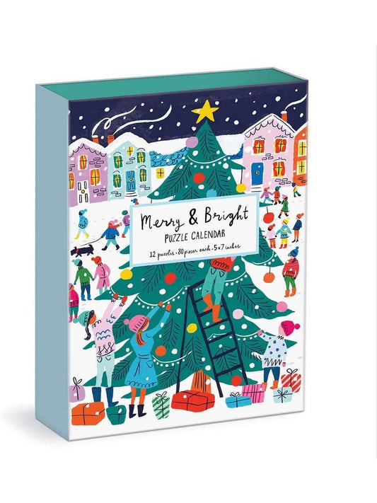 Louise Cunningham Merry and Bright 12 Days of Christmas Advent P,