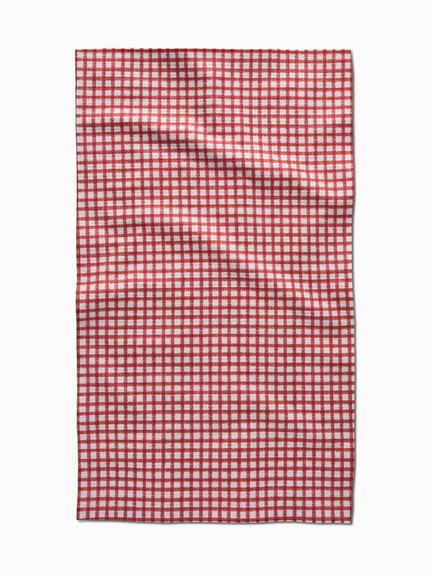 Fireside Plaid Red Tea Towel