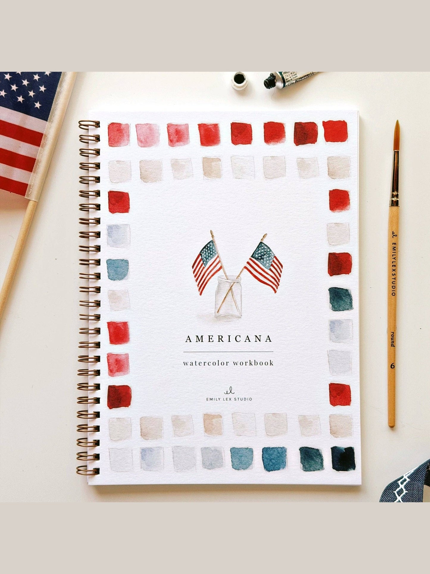 Americana watercolor workbook