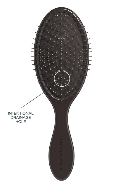 Glow Beauty Chocolate Brown Detangling Brush
