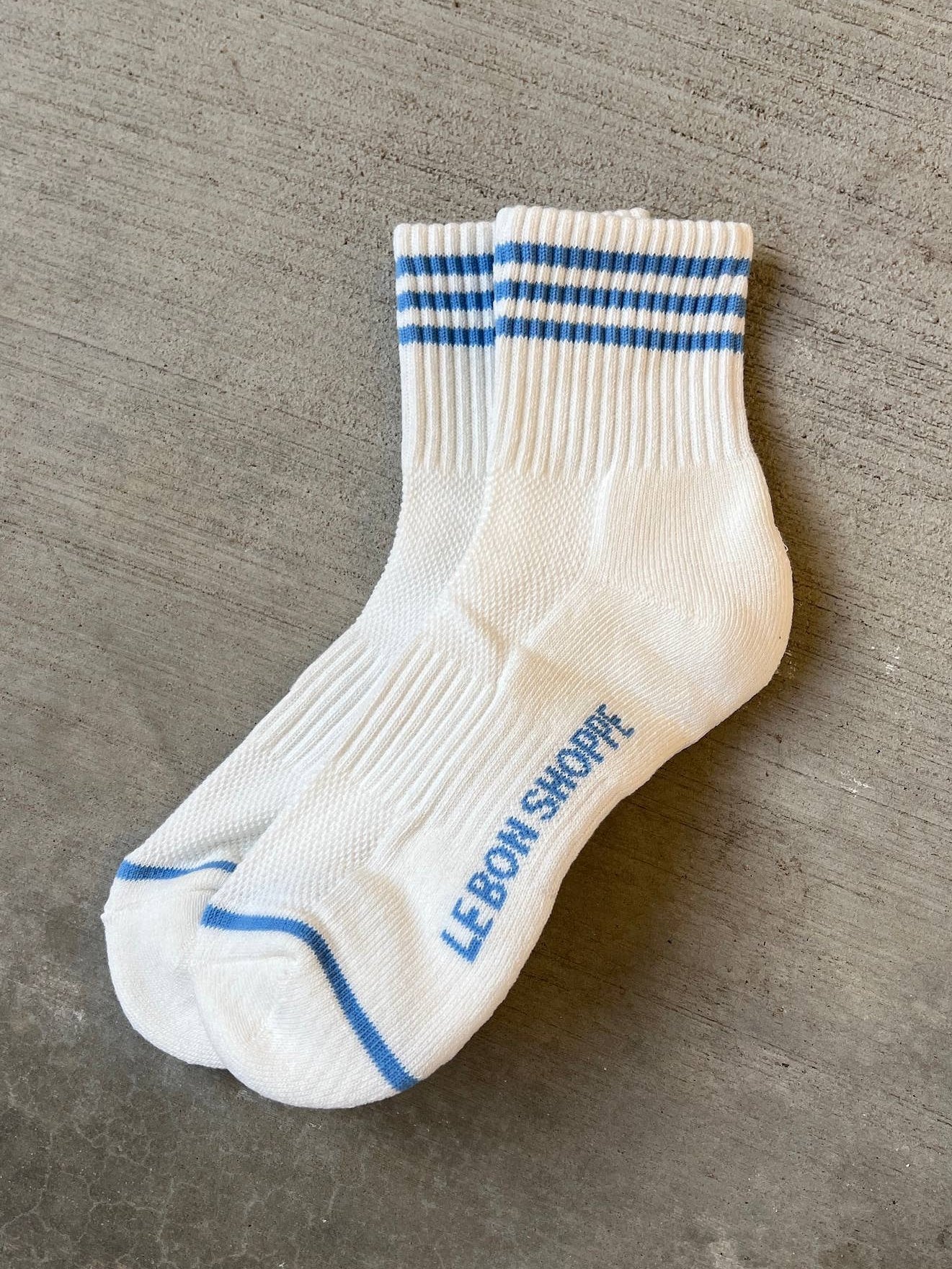 Girlfriend Socks: Bright Grey