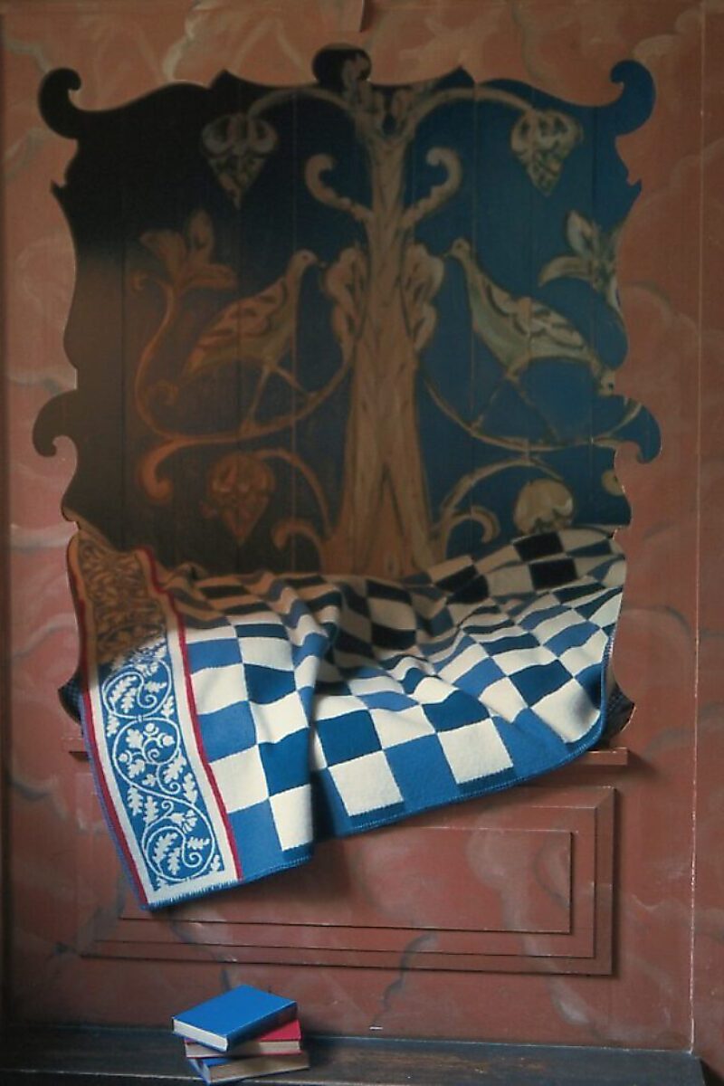 Oleana Blanket, 201-B Blue