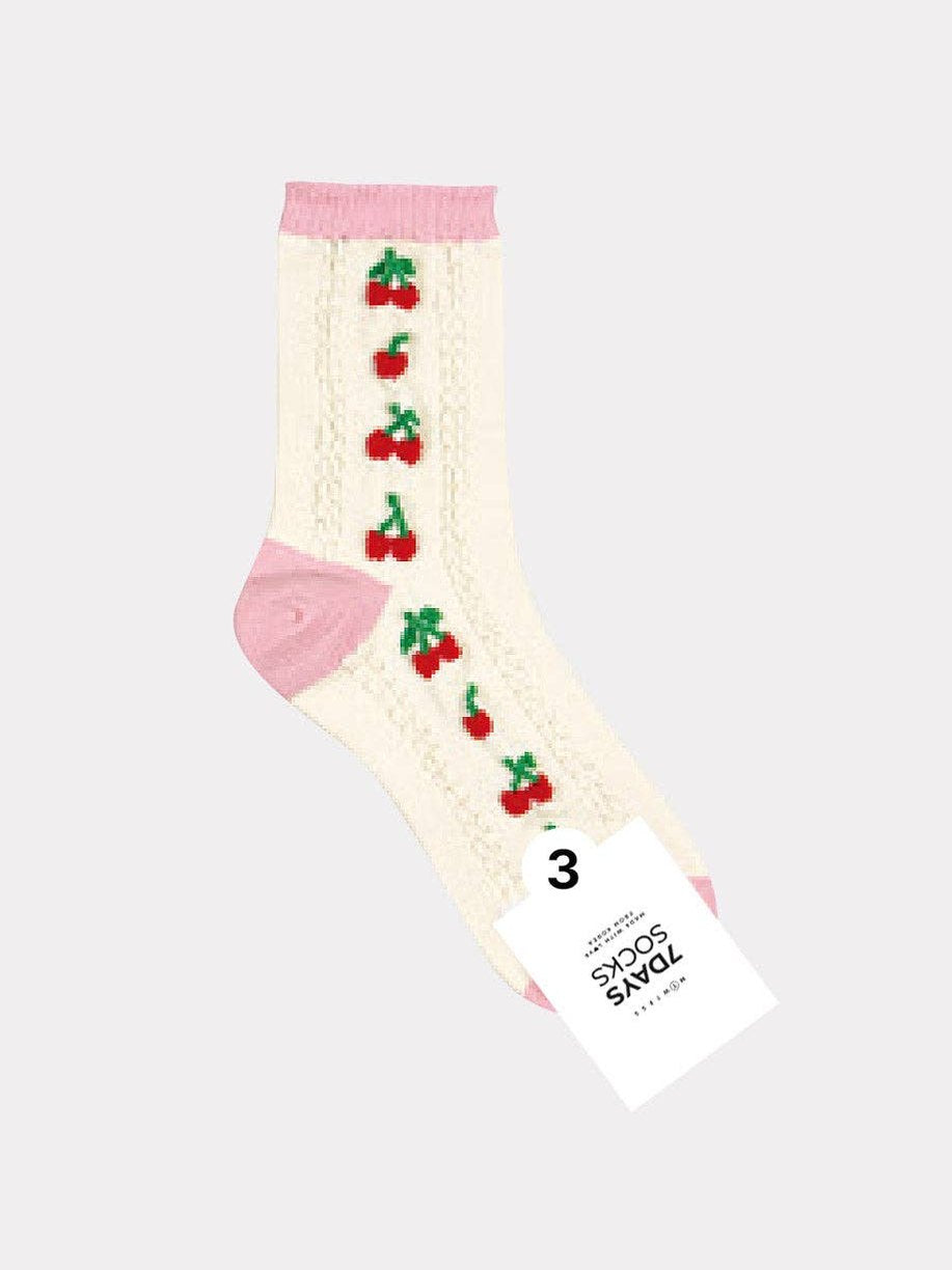 Women's Crew Cherry Socks