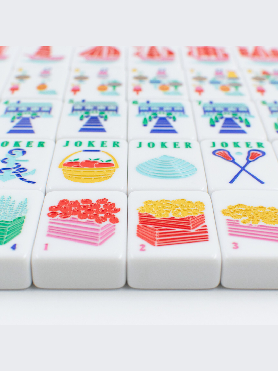 THE NEW ENGLAND SERIES | Mahjong Tiles with Nautical Flair