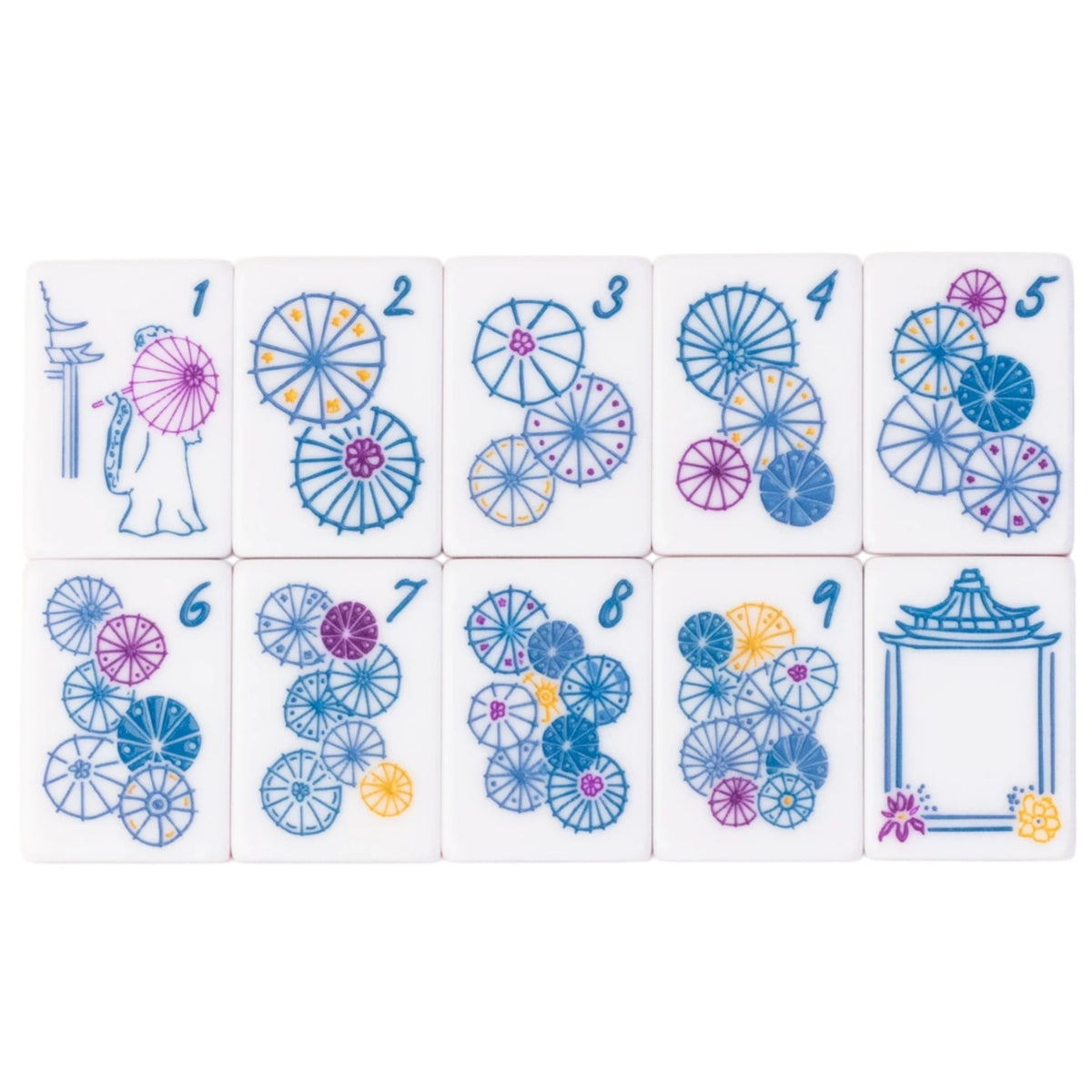 Premium Jade Green 3-Layer Acrylic American Mahjong Set 160 Tiles
