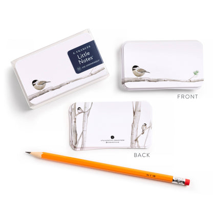 Chickadee Little Notes® – Mini Notecard Pack, Set of 55