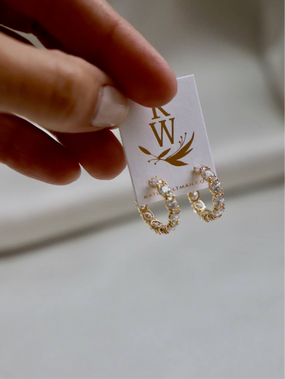 STELLA CZ ETERNITY HOOPS