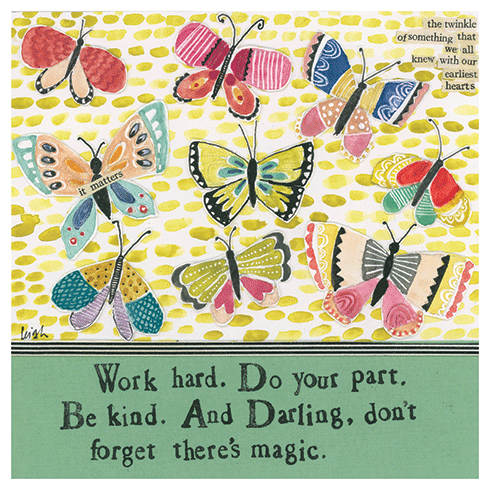 DON'T FORGET MAGIC | CURLY GIRL EVERYDAY GREETING CARD: None