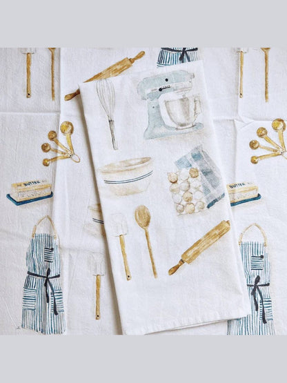 Baking cotton flour sack tea towel