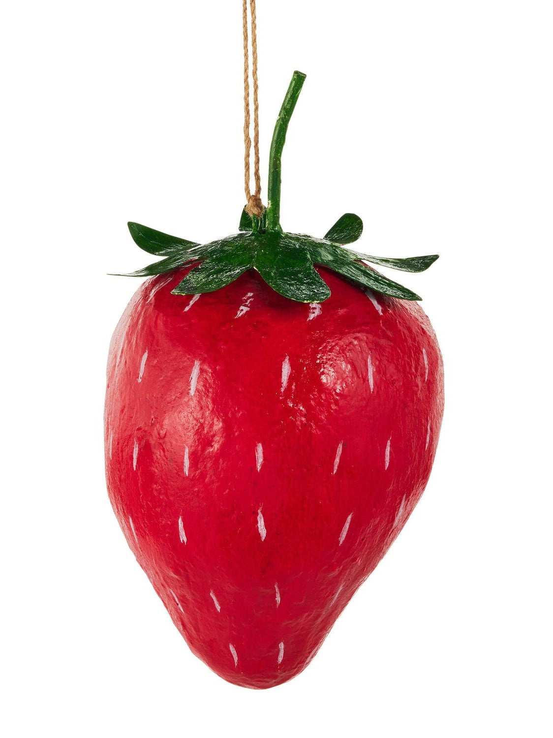 Paper Mache Strawberry 11"