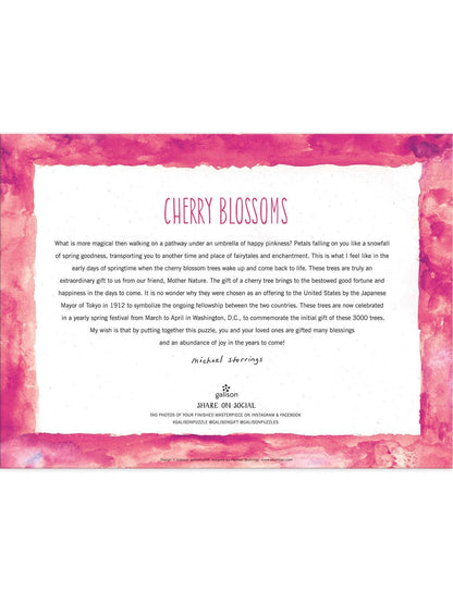 Michael Storrings Cherry Blossoms 1000 Piece Puzzle