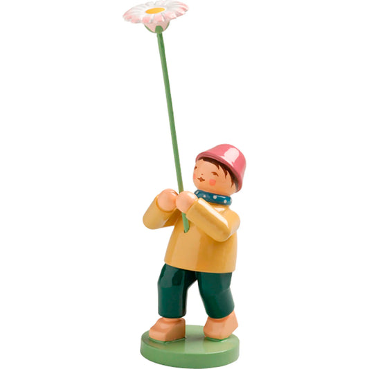 Boy with Daisy by Wendt & Kuhn