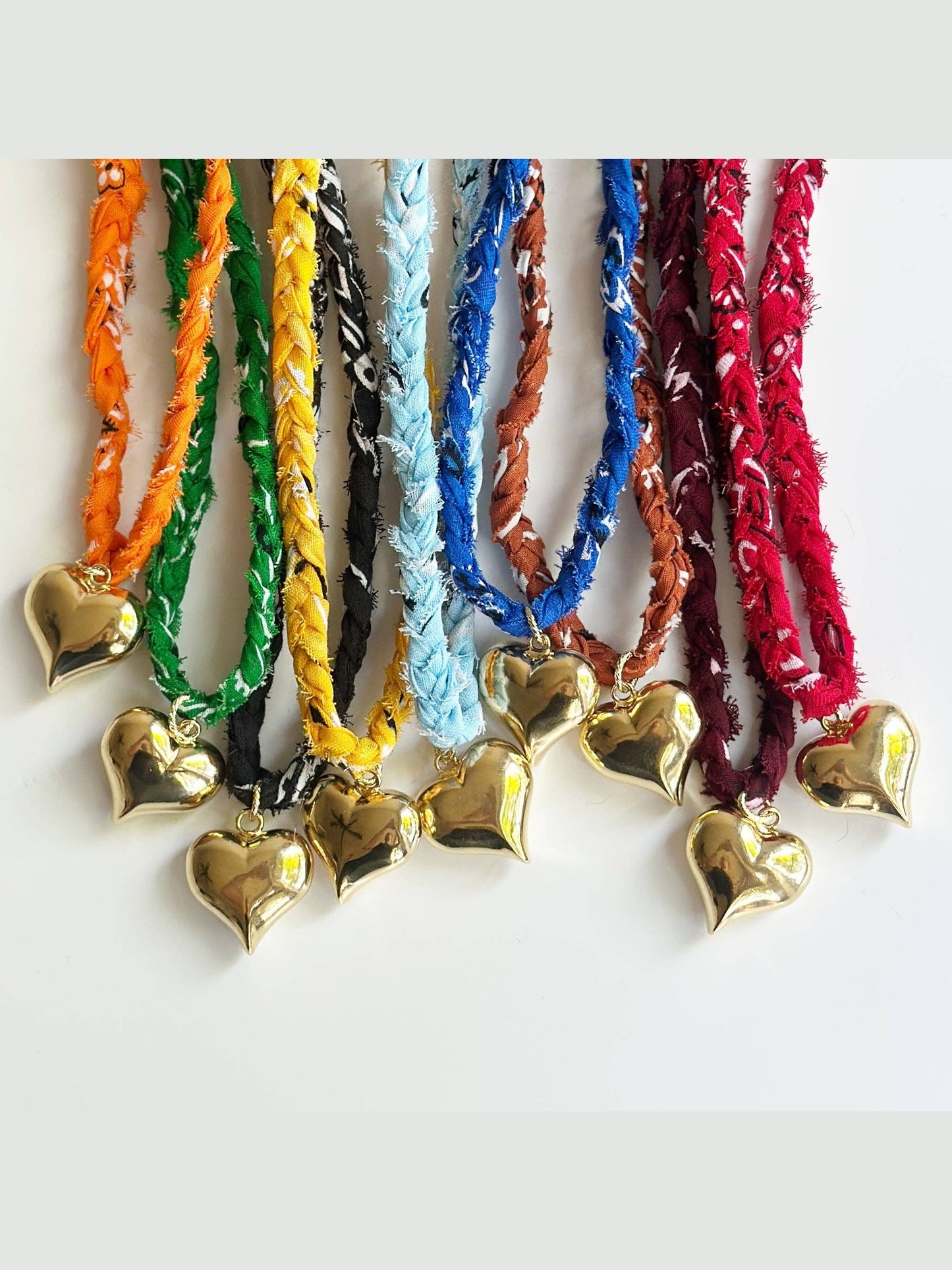 Gameday Love Bandana Necklace: Blue