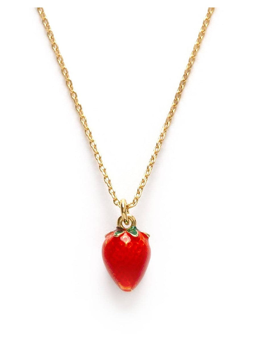 Summer Strawberry Necklace