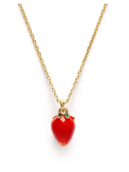 Summer Strawberry Necklace