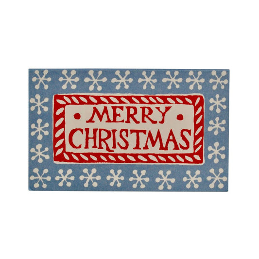 Pack of Merry Christmas Gift Cards Red and Blue