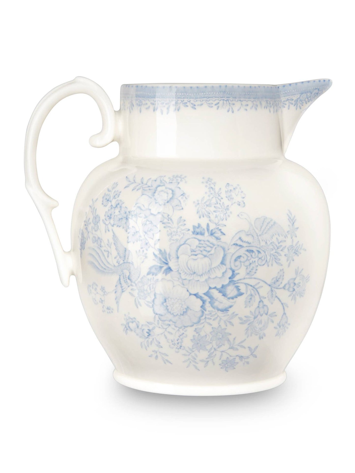 Blue Asiatic Pheasants Large Etruscan Jug