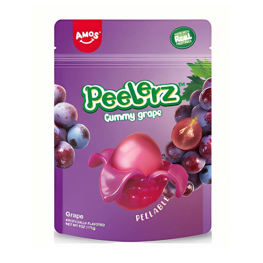 Amos Peelerz Gummy Grape 6oz bag