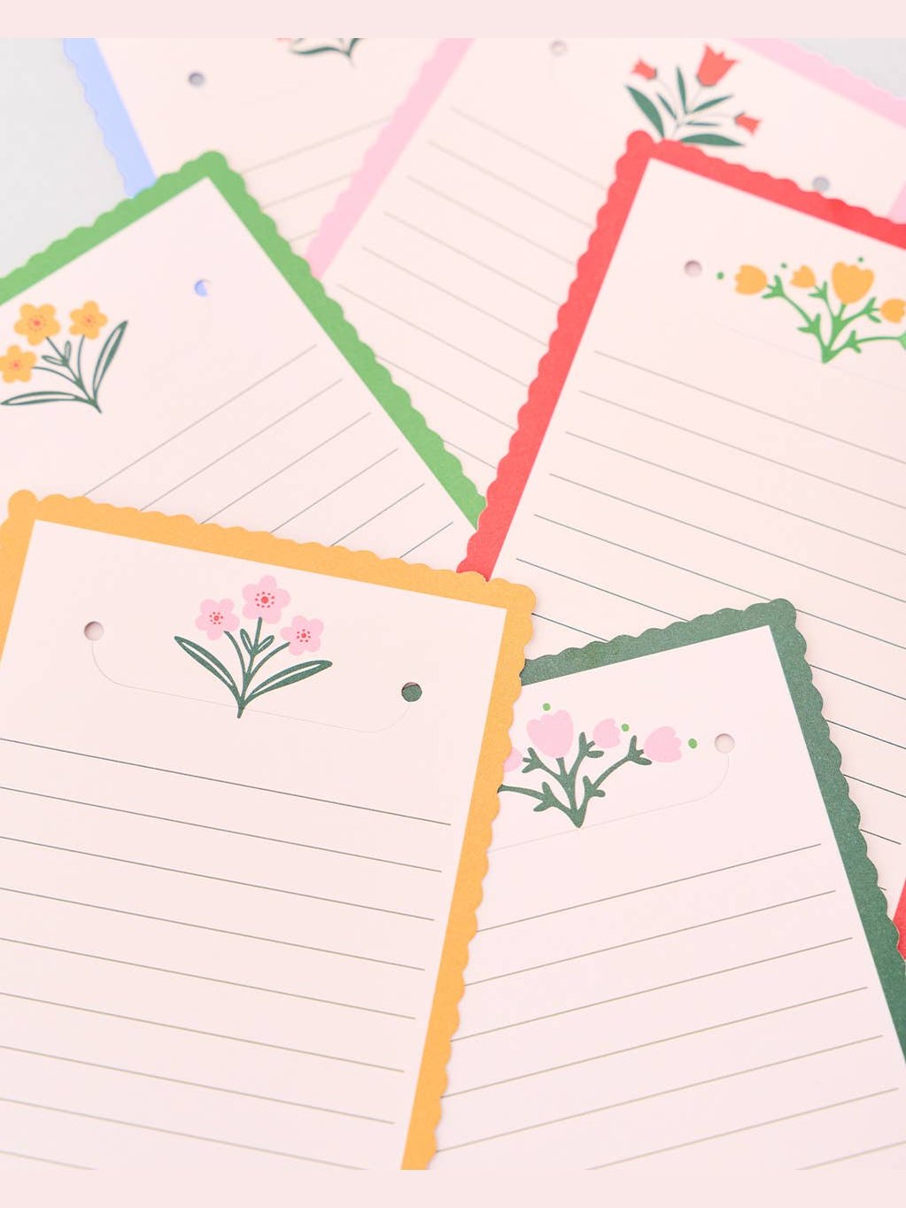 Take Note Tab Notes, Folk Floral