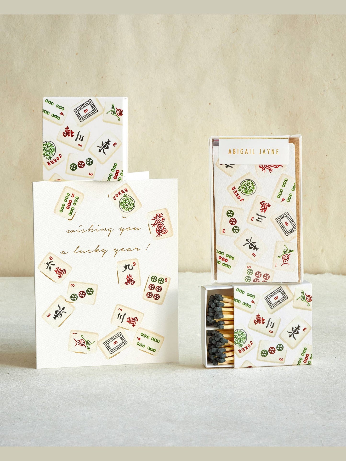 Mahjong Mini Cards- Boxed Set of 6 | Blank Everyday