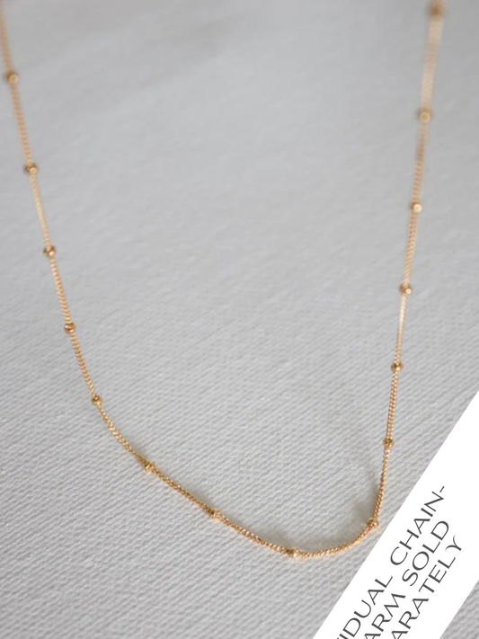 GOLD FILLED SATELLITE CABLE CHAIN: 16"